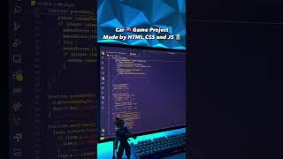 car game project using HTML , CSS , JavaScript. #code #reels #viral #shorts  @CodeByHrsh