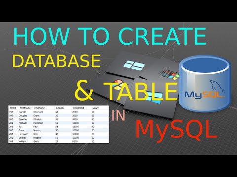 How to Create Database and Table in MySQL Database Workbench | Create Table In MySQL Database