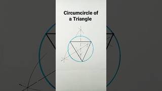 how to draw circumcircle of a triangle | circumcircle of a triangle
