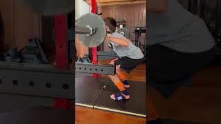 Watch you shoes! Keep your heels down! Go Turner! #fastlearner #staymotivated #nsng