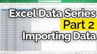 Import Data into Microsoft Excel
