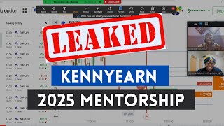🚨LEAKED: KENNYEARN MENTORSHIP SESSION - Live Binary Options Trades 2025