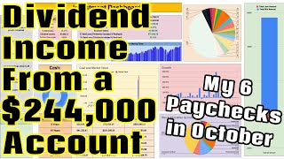 How Much My Dividend Portfolio Paid Me in October! ($244,000 Account!)