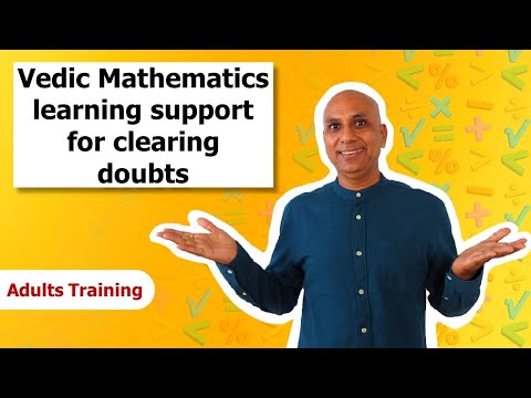 8-Vedic Mathematics learning support for clearing doubts