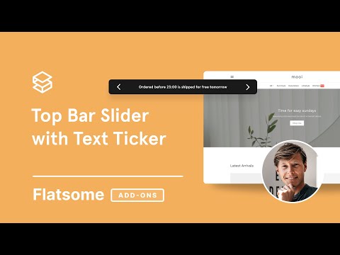 Text Ticker (Fade) for Top Bar in Flatsome Theme Tutorial
