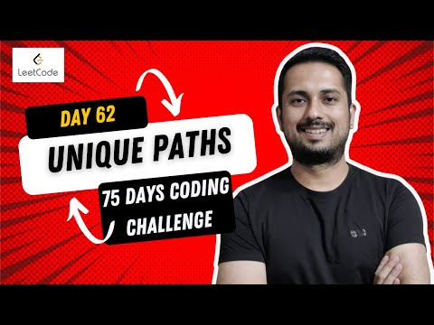 Day 62 , unique paths , leetcode problem 62 | Java | DP |  #75hardchallenge