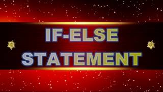 12 1      IF ELSE STATEMENT EXAMPLE PROGRAM