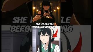 Yor always do this before killing? #spyxfamily #spyseries #anyaforger #anime #yorforger