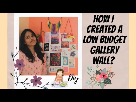DIY Gallery wall 🖼📸❤ #diyphotoframe #macramethreadwallhanging #Budgetfriendlygallerywall 🥰✨