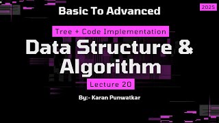 Trees in DSA Explained | Binary Tree & Traversals in C++ with Real-World Applications