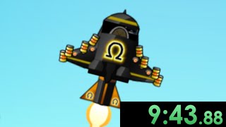 I tried speedrunning Learn To Fly 3 and upgraded my penguin beyond comprehension
