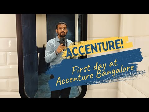 First Day at Accenture – Real Experience! | NJX Session, Office Tour & Food Vlog