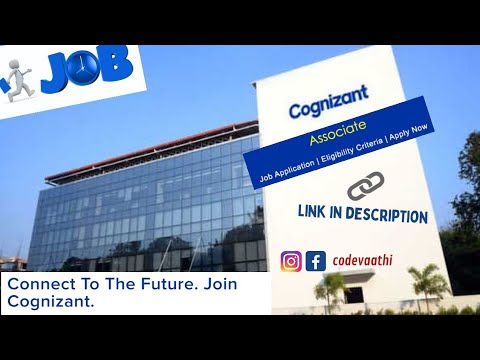 Associate Jobs | Cognizant | Recruitment Drive 2020