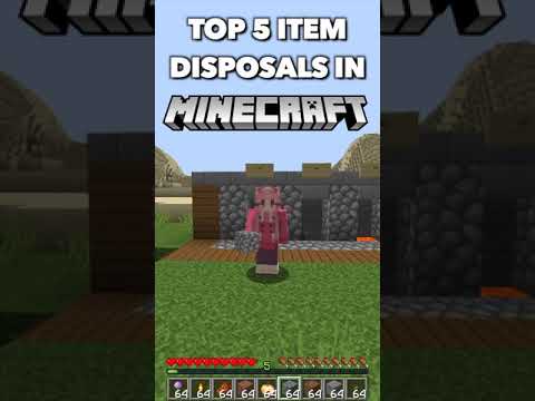 Top 5 Minecraft incinerators/trash cans