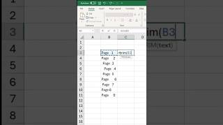 How to remove extra space#myexceltutor #exceltech
