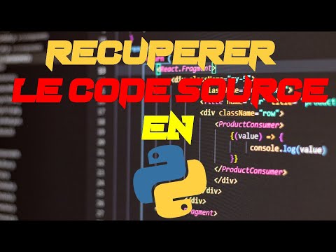 RECUPERER LE CODE SOURCE D'UNE PAGE HTML EN PYTHON 🐍