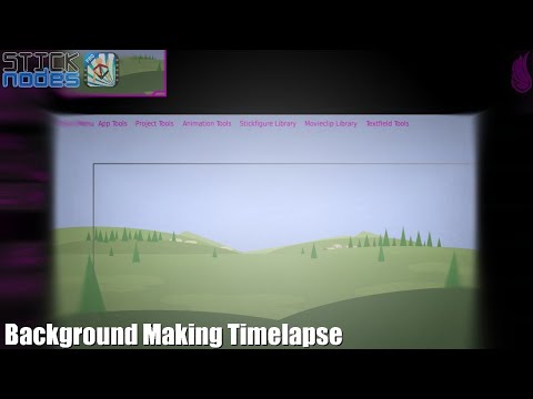 Stick Nodes Background Making Timelapse || Stick Nodes Tutorials