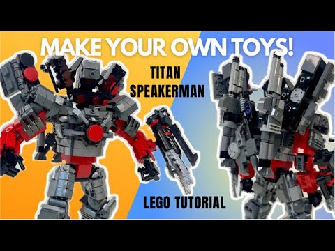 Lego MOC_Titan Speakerman 타이탄 스피커맨 #skibiditoilet   #skibiditoiletlego #titanspeakerman