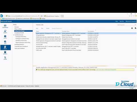 Tech Data Intune Policies