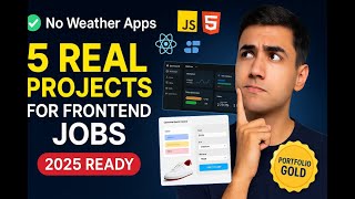 Build These 5 Frontend Projects to Land Your Dream Job #trendingvideos #frontendprojects