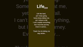 Keep Going!!!#KeepGoing#LifeStruggles#StayStrong#EmotionalHealing#InnerStrength#GratitudeQuotes