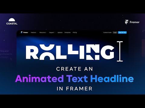 How to Create an Animated Text Headline in Framer