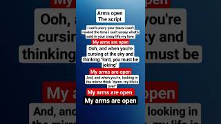 Arms open - the script (lyrics video)