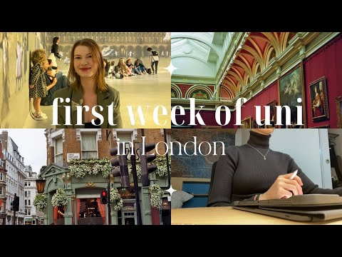 london uni vlog 🍂🕰️📚 moving to uni, freshers week, cafes