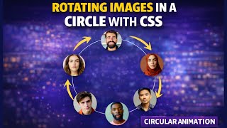 Rotating Elements in a Circle with Pure CSS: Animation Without JavaScript | HTML/CSS Practice