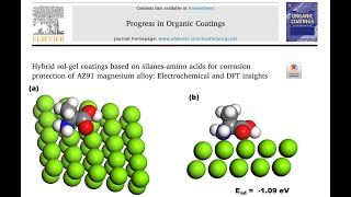 Corrosion protection| #dft   #corrosionofconformity  #chemistry  #simulation