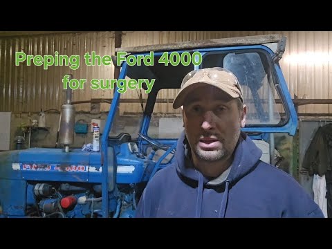 Our Ford 4000 needs some surgery...and the last of the winter's stock work...