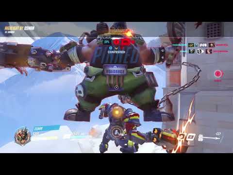 Taking the enemy Roadhog on a vacation