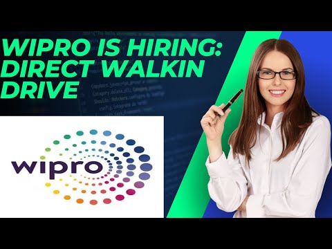 WIPRO IS HIRING: DIRECT WALKIN DRIVE  #hirings #hiringalert #hiringimmediately