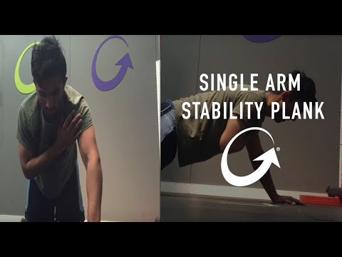 Single Arm Stability Plank