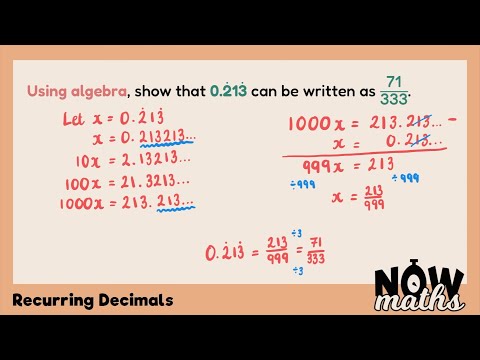 How to Write Recurring Decimals as Fractions | Higher GCSE Maths | In-Depth