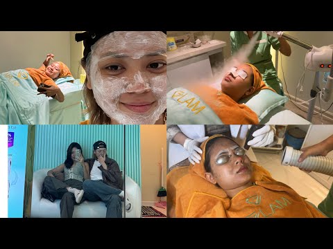 MgCho & Nway Oo || Facial Treatment Day Vlog