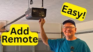 How to Program a new remote to an old Garage Door Opener - Easy!