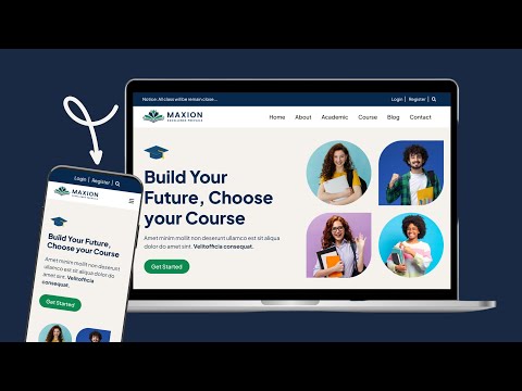 Build a Fully Responsive Educational Website with HTML, CSS, and JavaScript | Step-by-Step Tutorial