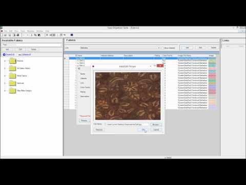 How To Work With The Fabrics System Table in easyFabrics Organizer