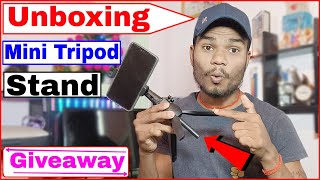 Best Tripod For YouTube Videos || Best Tripod For Mobile || Unboxing Mini Tripod Stand