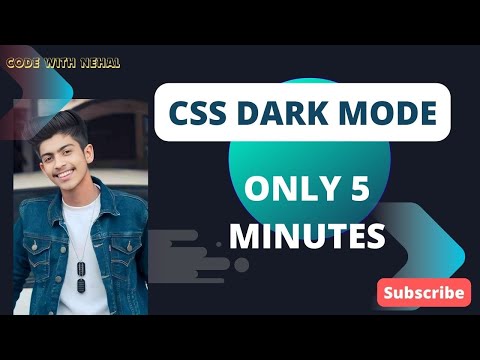CSS Dark Mode | Toggle Dark Mode CSS