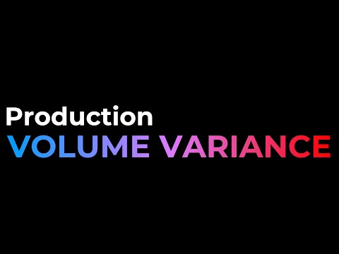 Production Volume Variance