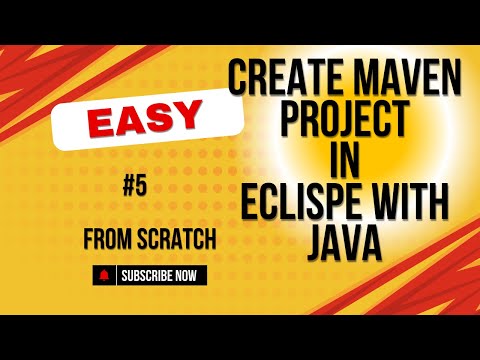 How to Setup and create Maven project with Java in Eclipse