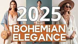 🌿 Bohemian Elegance Spring Outfits 2025 | Effortless, Free-Spirited & Chic Style for Women