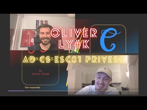 Oliver Lyak - AD CS ESC01 privesc