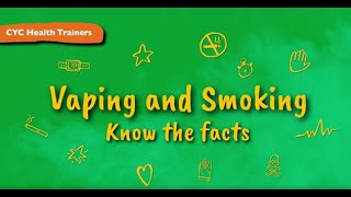 Vaping and smoking: know the facts
