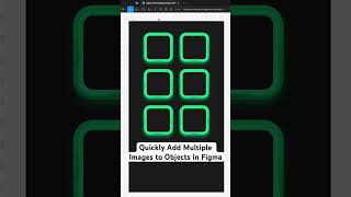 Figma UI Quickly Add Multiple Images to Objects #figma #figmatutorial #ui #figmatips