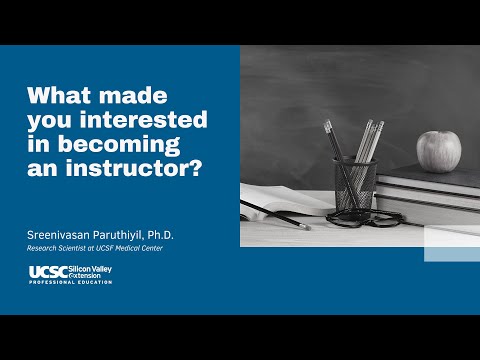 #Biotechnology- What made you interested in becoming an instructor?