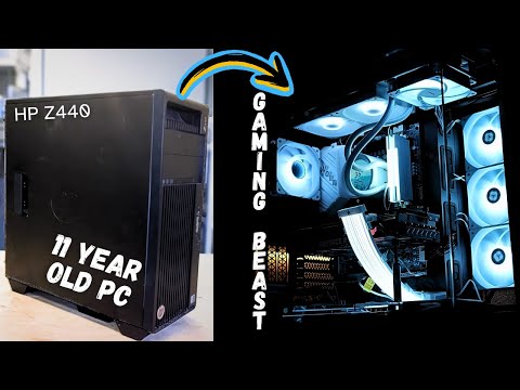 Upgrading my 11 year old PC into a GAMING BEAST with RTX 3090 | HP Z440 in a Corsair 6500X Case