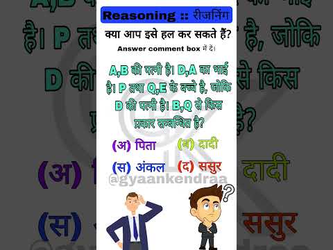 Blood relation questions, GK questions, quiz #quiz #gkquiz #reasoningquestions #shorts